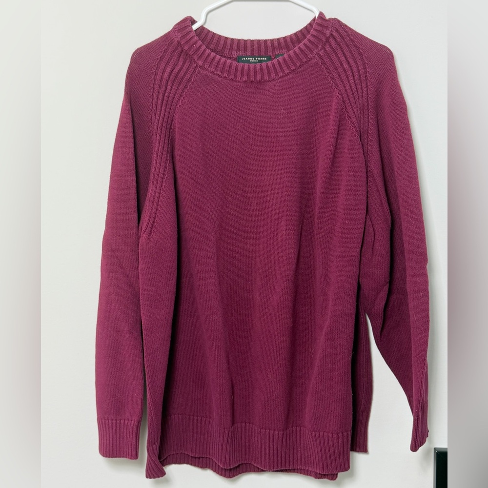 Jeanne Pierre Woman Cotton Knit Sweater